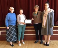 Staff and Trustees receive the award